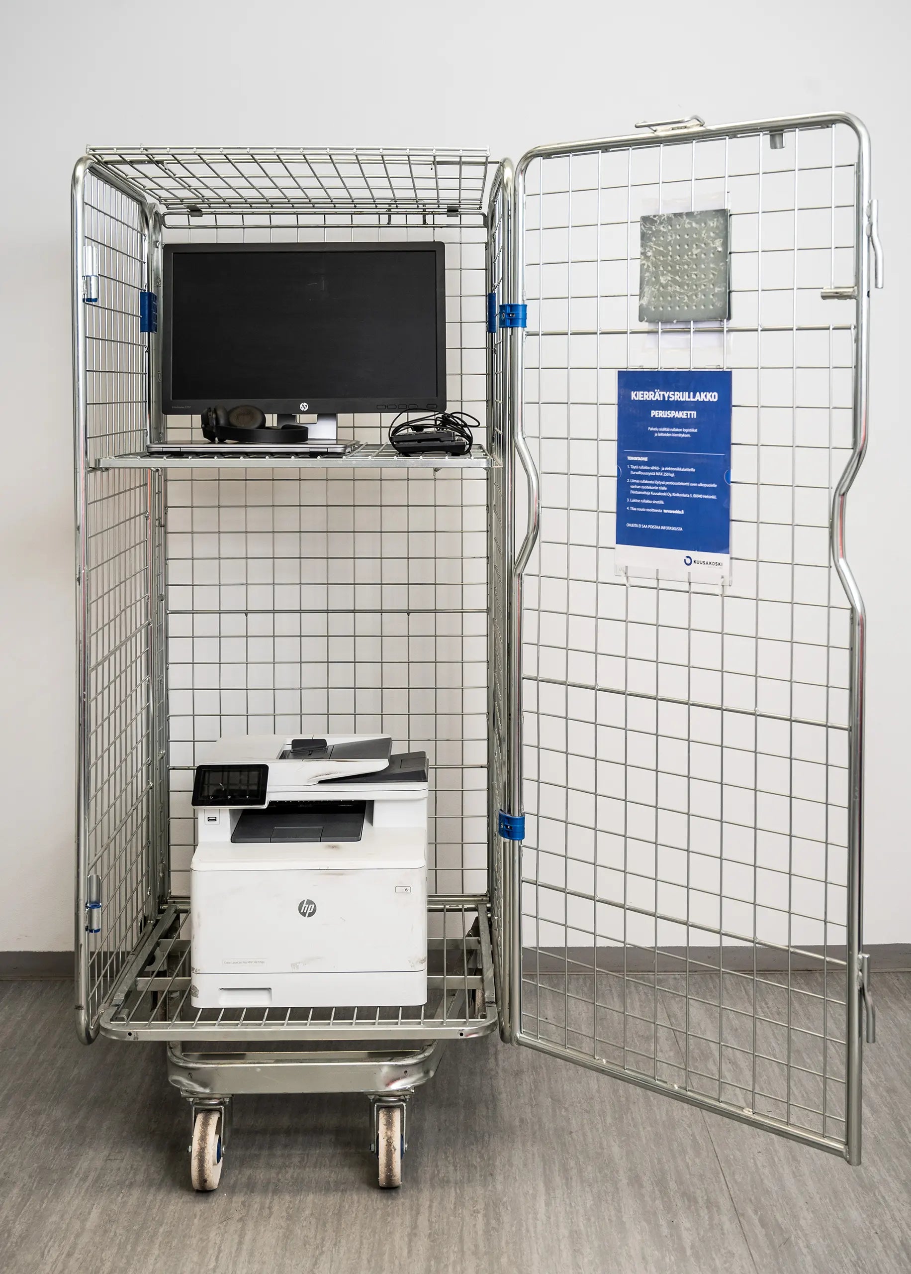 Kierrätysrullakko (ei tuhoustodistusta)